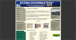 Desktop Screenshot of econodoormasters.com